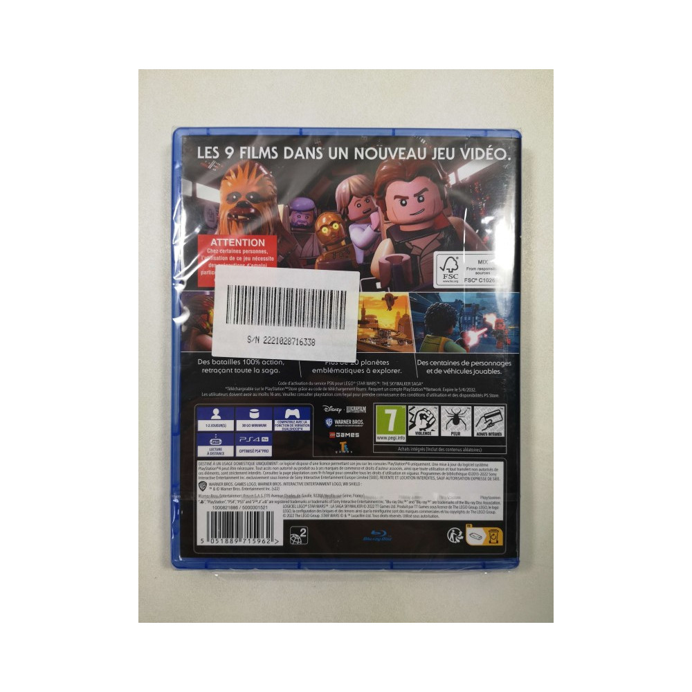 LEGO STAR WARS LA SAGA SKYWALKER - EDITION GALACTIQUE - PS4 FR NEW