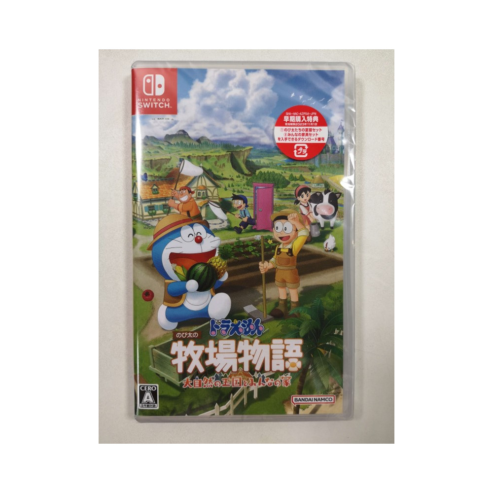 DORAEMON STORY OF SEASONS FRIENDS OF THE GREAT KINGDOM SWITCH JAPAN NEW GAME IN ENGLISH/JP
