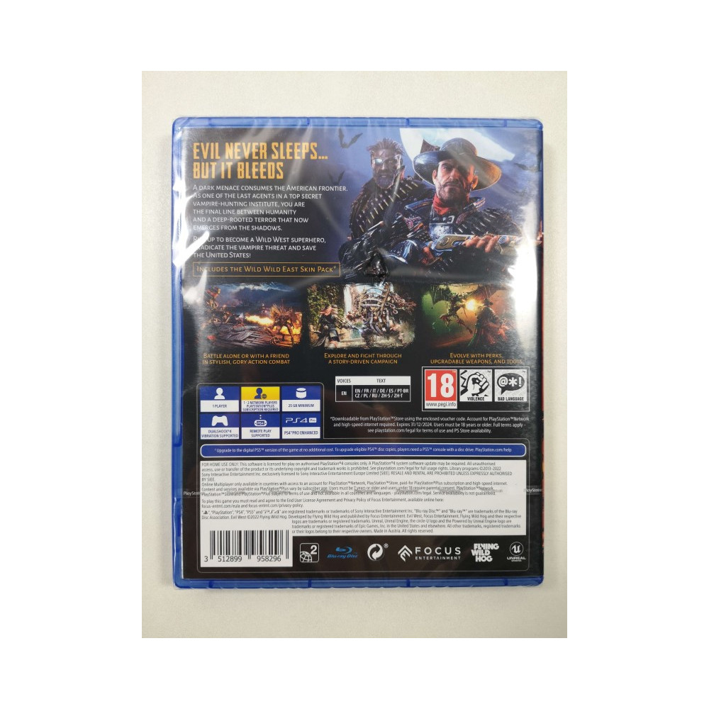 EVIL WEST PS4 UK NEW (EN/FR/DE/ES/IT/PT)