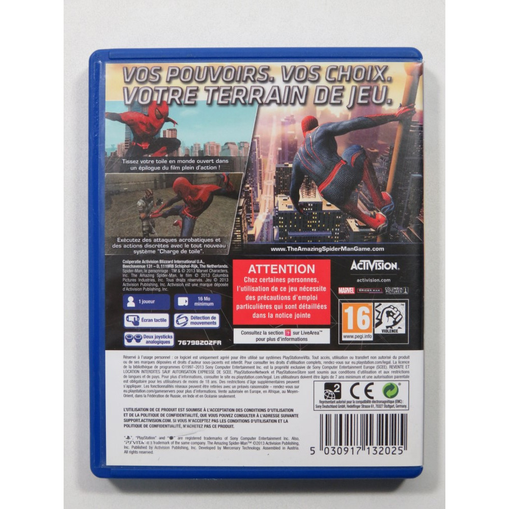 Trader Games - THE AMAZING SPIDER-MAN SONY PLAYSTATION VITA (PSVITA) FR  OCCASION on Playstation Vita