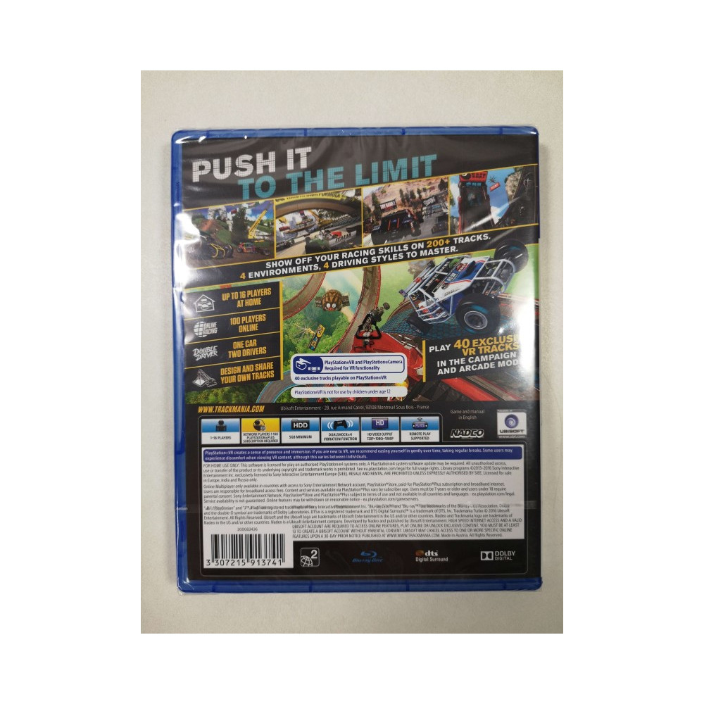 TRACKMANIA TURBO PS4 UK NEW