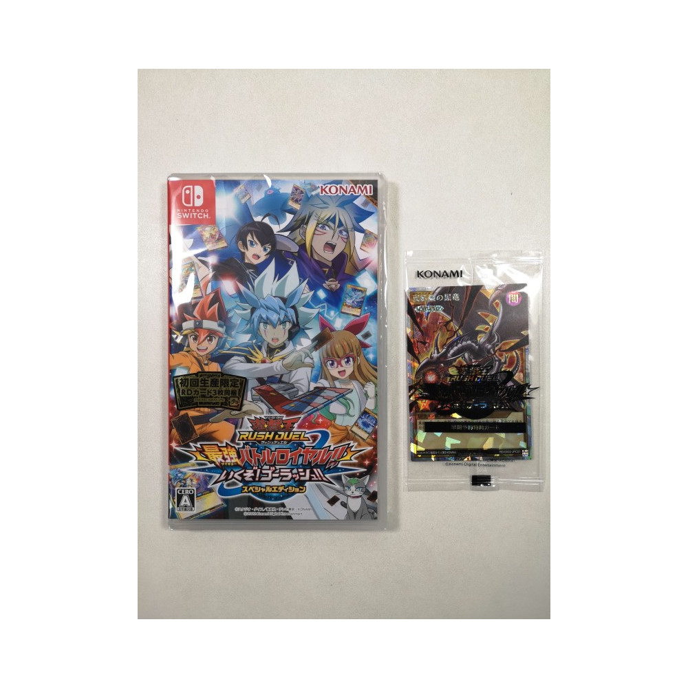 YU-GI-OH! RUSH DUEL : DAWN OF THE BATTLE ROYALE!! LET S GO! GO RUSH!! SPECIAL LIMITED EDITION SWITCH JAPAN NEW (JP)