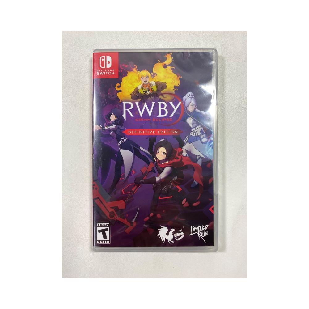 RWBY GRIMM ECLIPSE - DEFINITIVE EDITION - SWITCH USA NEW GAME IN ENGLISH/FRANCAIS/DE/ES/IT/JP(LIMITED RUN GAMES 113)