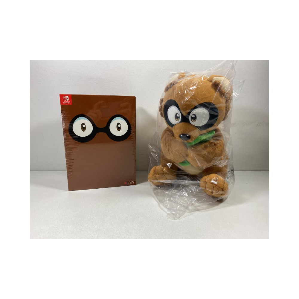 POCKY & ROCKY RESHRINED COLLECTOR S + PLUSH 27CM (999.EX) EDITION SWITCH EURO NEW (STRICTLY LIMITED) (EN/FR/DE)