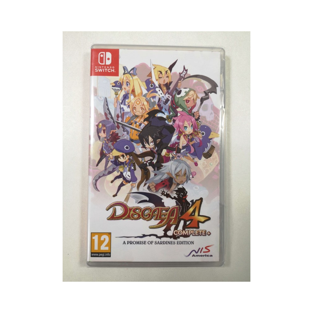 DISGAEA 4 COMPLETE+ - A PROMISE OF SARDINES EDITION SWITCH UK NEW (EN/FR)