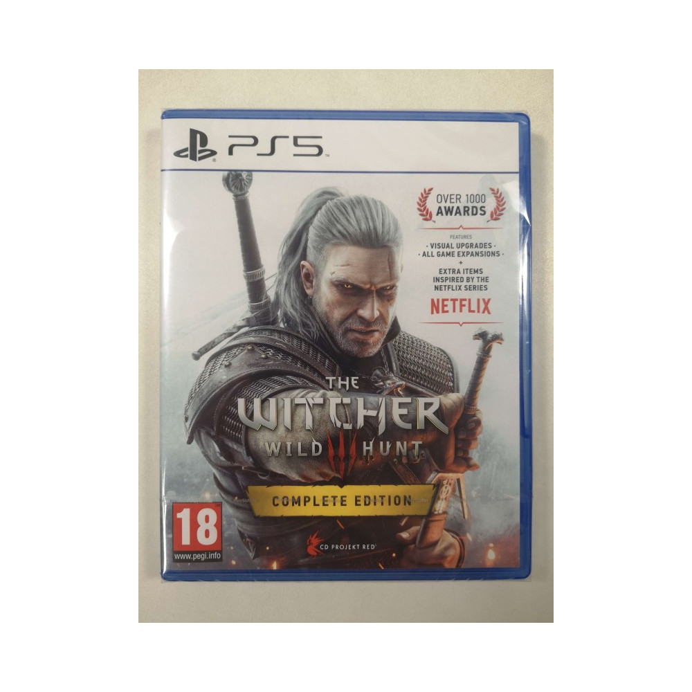 THE WITCHER WILD HUNT COMPLETE EDITION PS5 UK NEW (EN/FR/DE/ES/IT/PT)