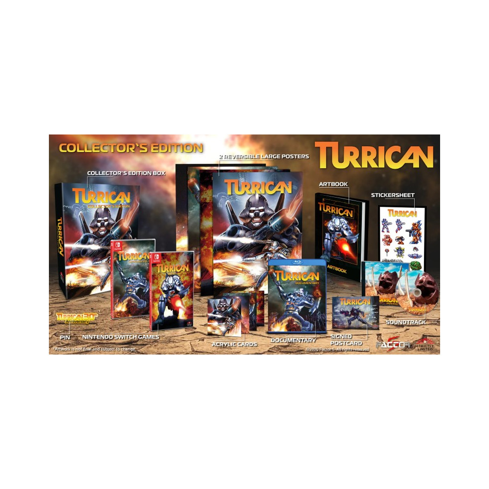 TURRICAN COLLECTOR S EDITION (3500.EX) SWITCH EURO NEW (EN/FR/DE/ES/IT) (STRICTLY LIMITED)