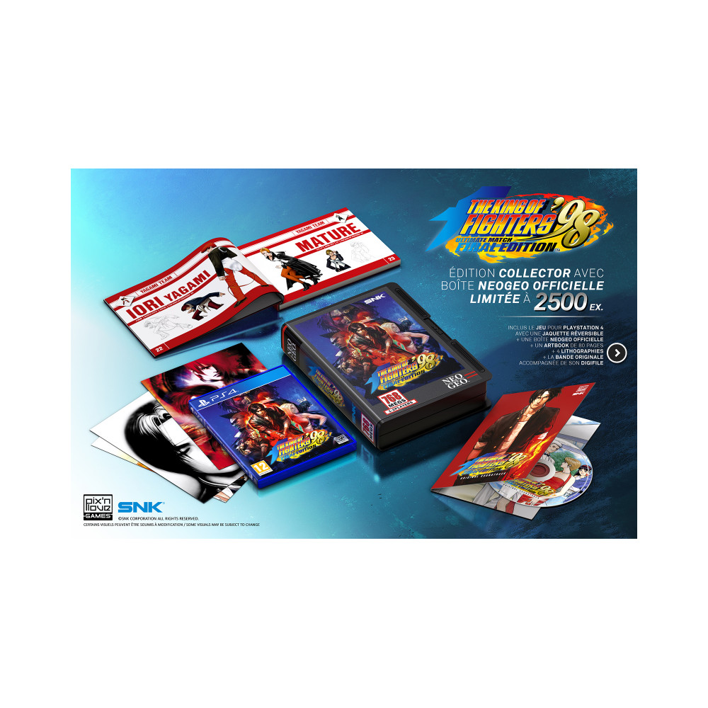 THE KING OF FIGHTERS 98 ULTIMATE MATCH FINAL EDITION - COLLECTOR EDITION - PS4 UK NEW (PIX N LOVE)