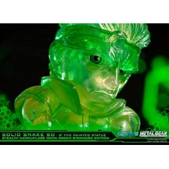 FIGURINE METAL GEAR SOLID SOLID SNAKE SD STEALTH CAMO NEON GREEN FIRST4FIGURES EURO NEW
