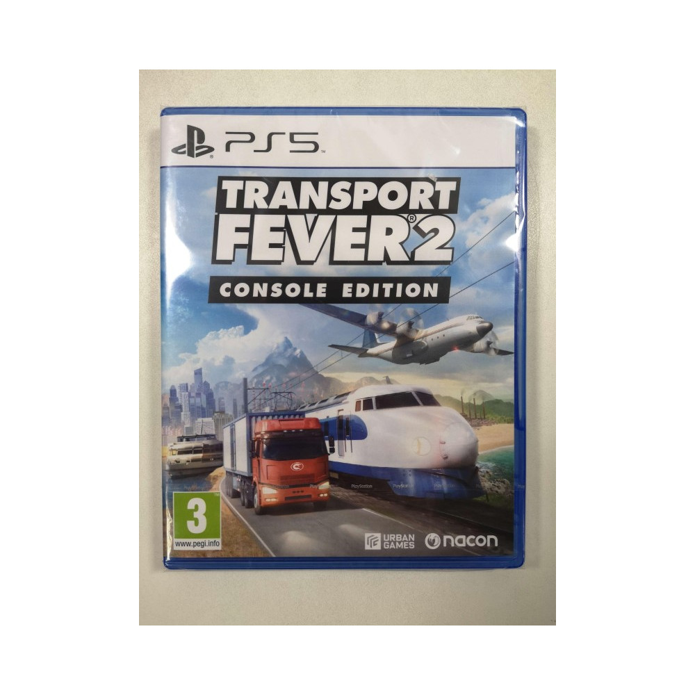 TRANSPORT FEVER 2 - CONSOLE EDITION - PS5 UK NEW (EN/FR/DE/ES/IT/PT)