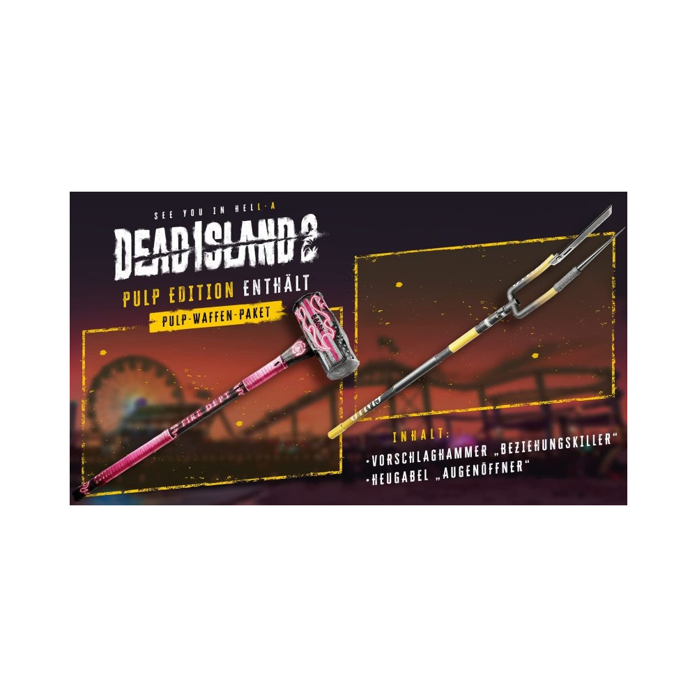 DEAD ISLAND 2 DAY PULP EDITION PS5 UK NEW (EN/FR/DE/ES/IT/PT)