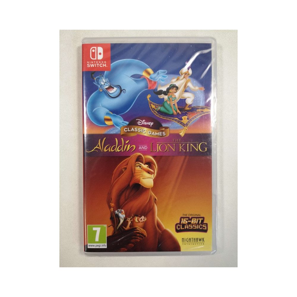 DISNEY CLASSIC GAMES ALADDIN AND THE LION KING SWITCH FR NEW (EN/FR/DE/ES/IT)