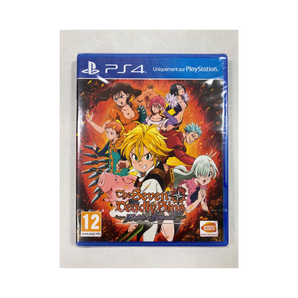 THE SEVEN DEADLY SINS KNIGHTS OF BRITANNIA PS4 FR NEW
