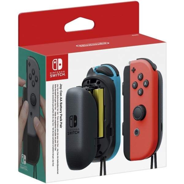 JOY CON AA BATTERY PACK PAIR SWITCH EURO NEW