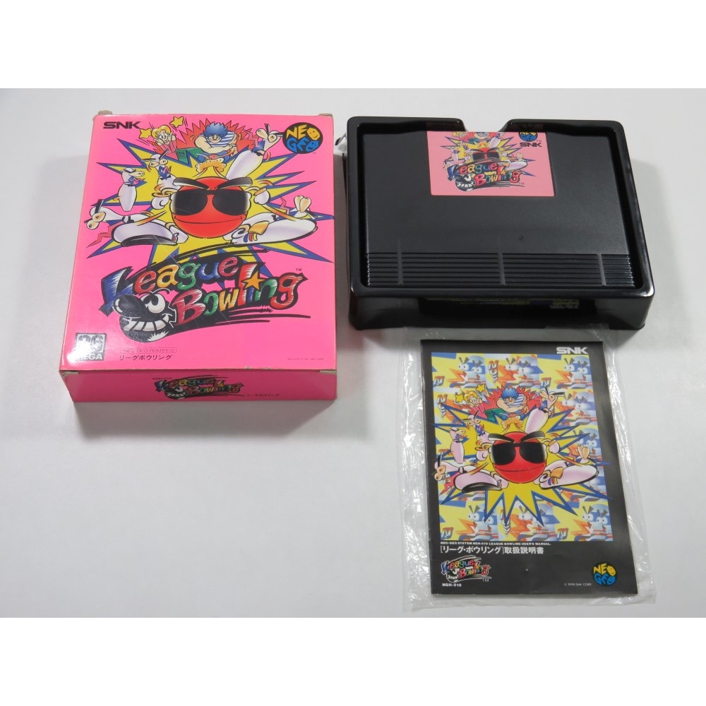 Trader Games - LEAGUE BOWLING (CARTON BOX) NEO-GEO AES JAPAN (COMPLETE -  GOOD CONDITION) sur Neogeo AES