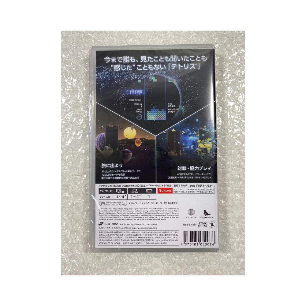 TETRIS EFFECT CONNECTED SWITCH JAPAN NEW GAME IN ENGLISH/JP/KO/ZH