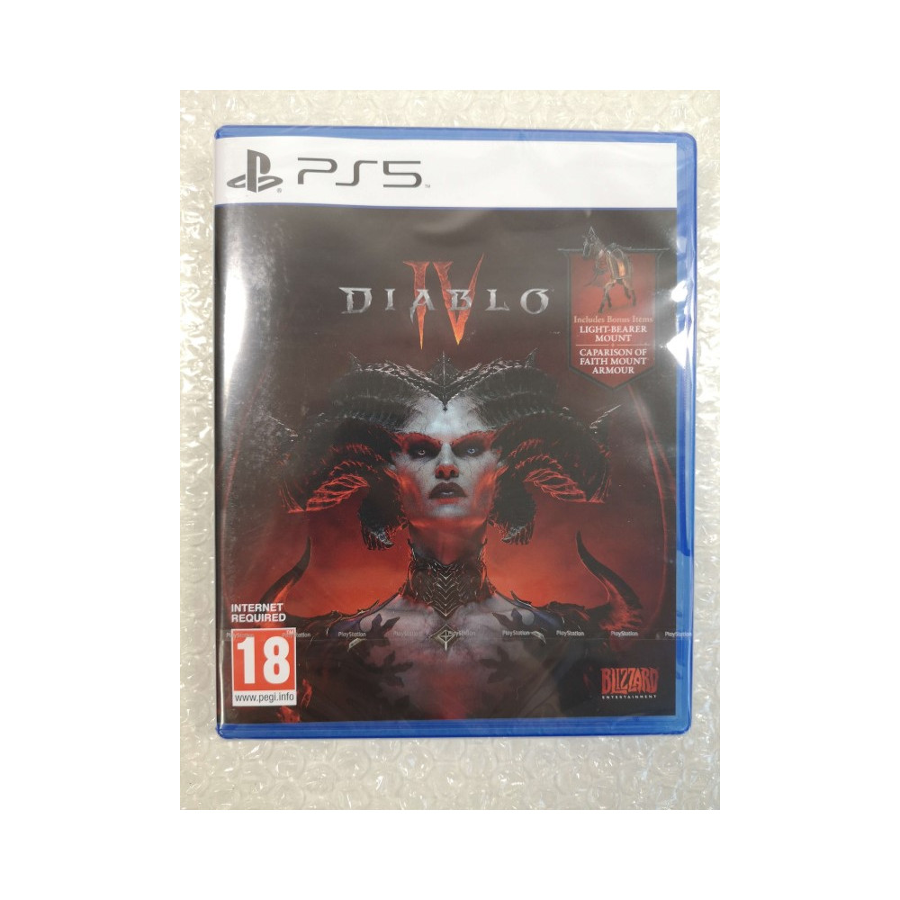 Trader Games - DIABLO IV (4) PS5 UK NEW (INTERNET REQUIRED) (EN/FR