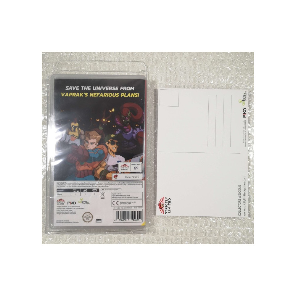 JIM POWER : THE LOST DIMENSION (2000EX.) SWITCH UK NEW (+ BONUS CARD) (EN) (STRICTLY LIMITED 69)