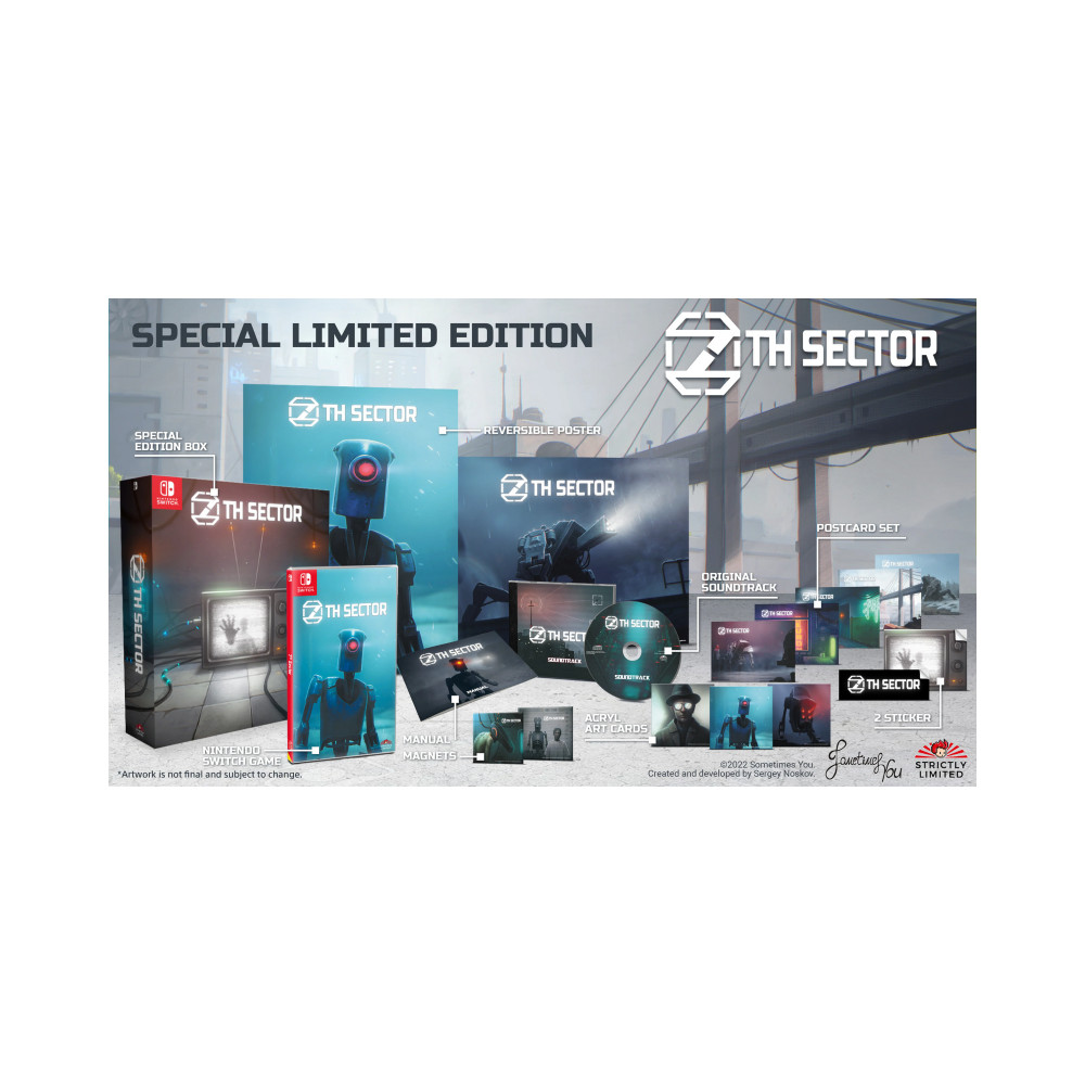 7TH SECTOR - EDITION SPECIAL - (1500EX.) SWITCH UK NEW (+ BONUS CARD) (EN/FR/DE) (STRICTLY LIMITED 63)