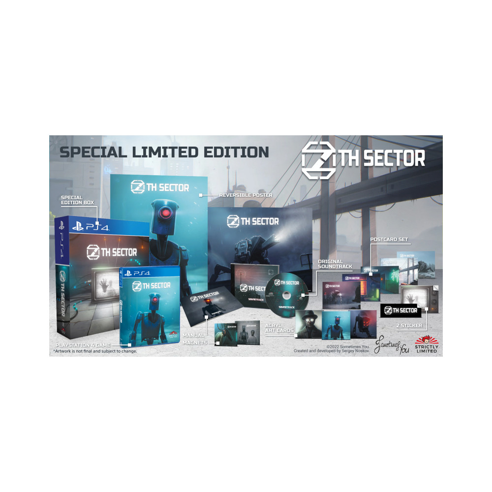 7TH SECTOR - EDITION SPECIAL - (800EX.) PS4 UK NEW (+ BONUS CARD) (EN/FR/DE) (STRICTLY LIMITED 63)