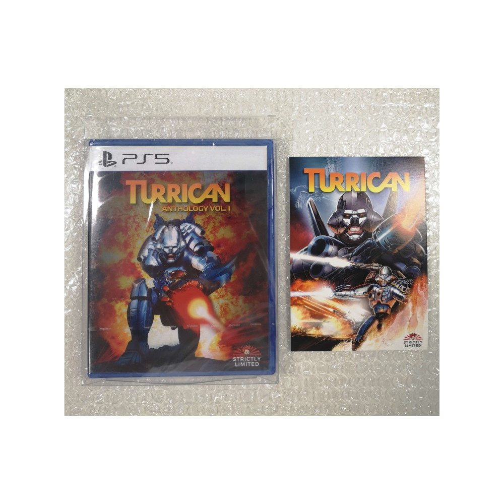TURRICAN ANTHOLOGY VOL.1 (2000EX.) PS5 UK NEW (+ BONUS CARD) (STRICTLY LIMITED 37)