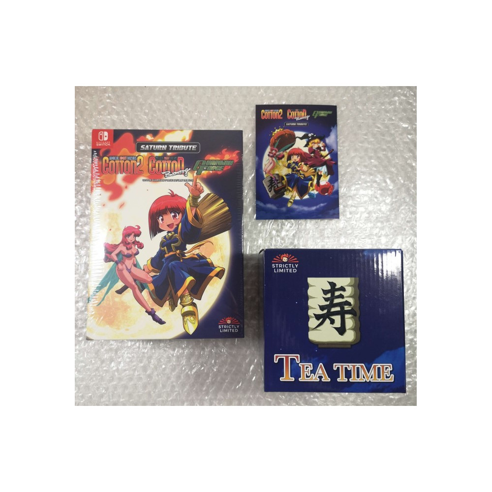 COTTON GUARDIAN FORCE SATURN TRIBUTE - COLLECTOR S EDITION - (2500EX.) SWITCH NEW (+BONUS CARD) (EN) (STRICTLY LIMITED)