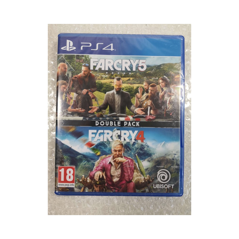FAR CRY 4 & FAR CRY 5 - DOUBLE PACK - PS4 UK NEW (GAME IN ENGLISH/FR/DE/ES/IT)