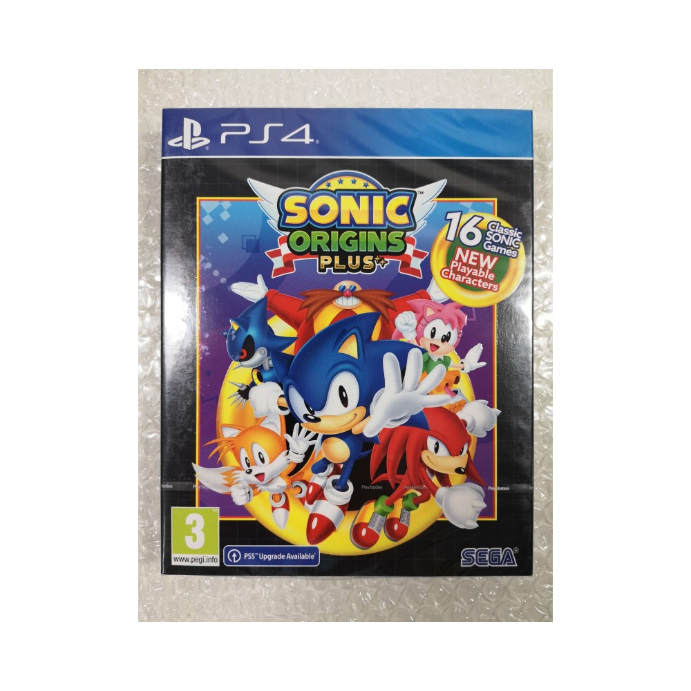 SONIC ORIGINS PLUS PS4 UK NEW (GAME IN ENGLISH/FR/DE/ES/IT/PT)