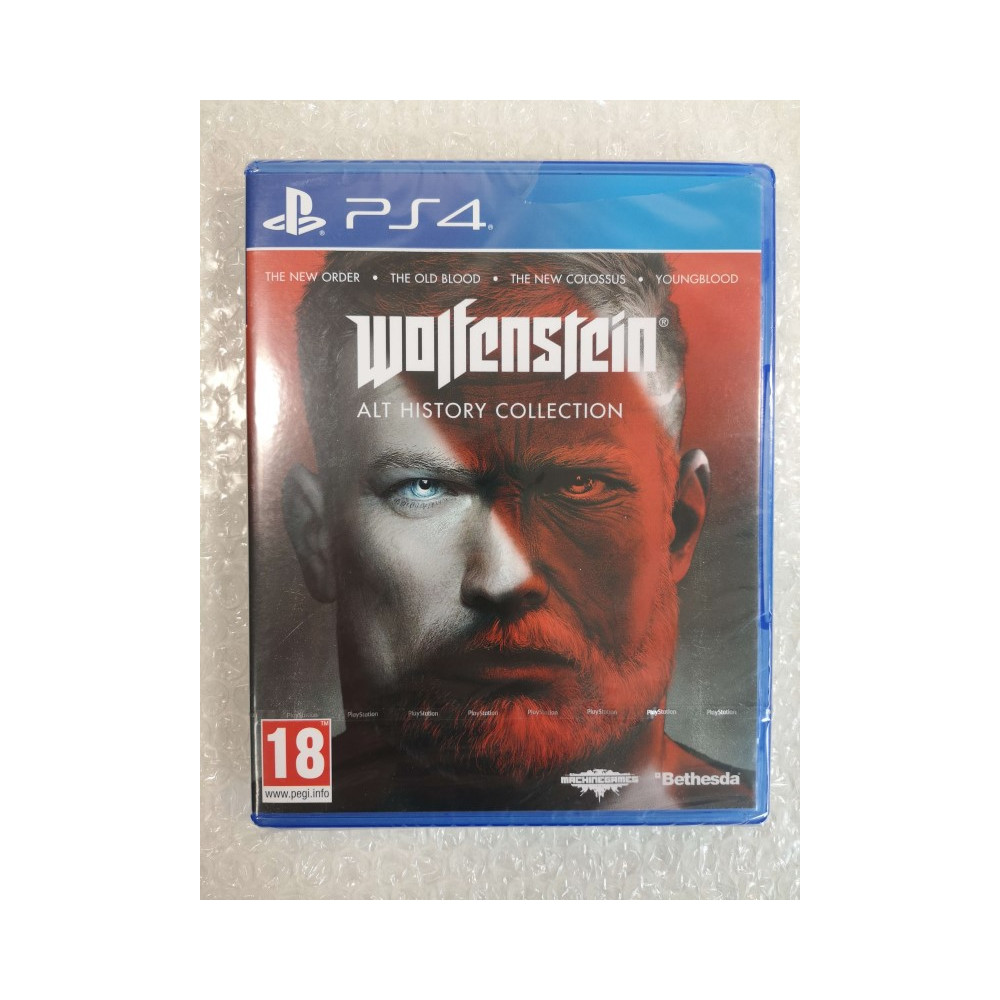 WOLFENSTEIN - ALT HISTORY COLLECTION PS4 UK NEW (GAME IN ENGLISH/FR/ES/IT)