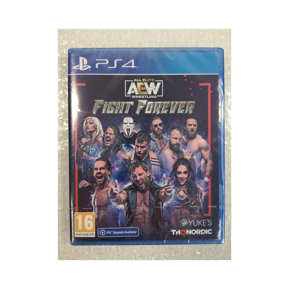AEW ALL ELITE WRESTLING FIGHT FOREVER PS4 EURO NEW (GAME IN ENGLISH/FR/DE/ES/PT)