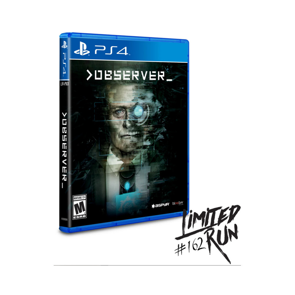 OBSERVER PS4 USA OCCASION (GAME IN ENGLISH/FR/ES/DE/IT/PT) (LIMITED RUN 162)