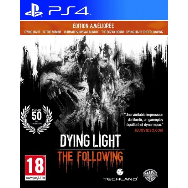 DYING LIGHT THE FOLLOWING ENHANCED EDITION PS4 FR OCCASION