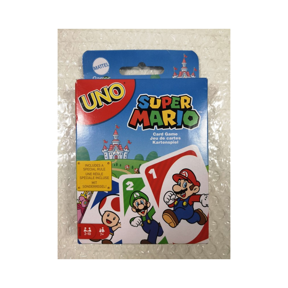 Uno Super Mario Card Game Special Mario Rule By Mattel Games