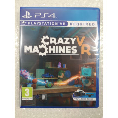 CRAZY MACHINES VR PS4 UK NEW (EN/DE) (PLAYSTATION VR REQUIRED)