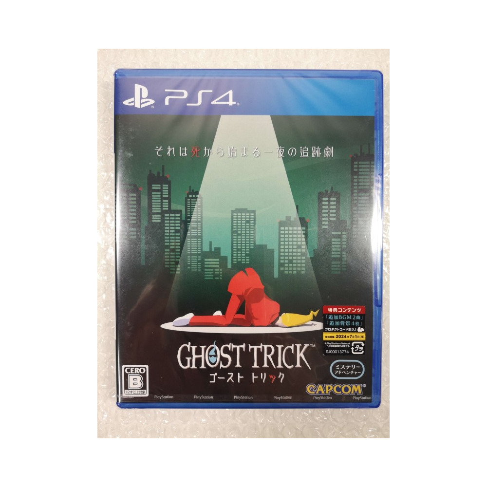 GHOST TRICK : PHANTOM DETECTIVE PS4 JAPAN NEW (GAME IN ENGLISH/FR/DE/ES/IT)