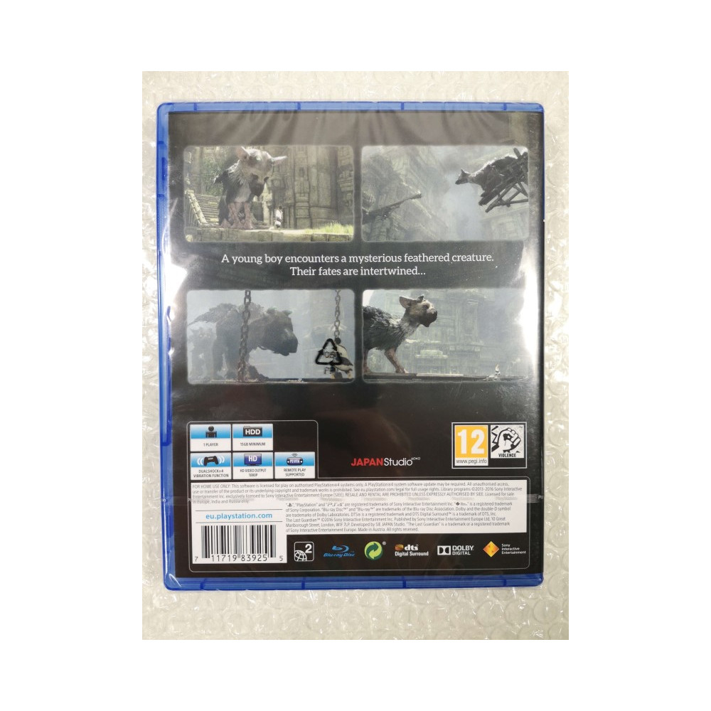 THE LAST GUARDIAN PS4 UK NEW (GAME IN ENGLISH/FR/DE/ES/IT/PT)