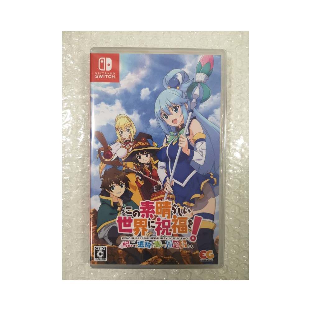 KONO SUBARASHII SEKAI NI SHUKUFUKU WO! NOROI NO IBUTSU TO MADOISHI BOKENSHA-TACHI SWITCH JAPAN NEW (JP)