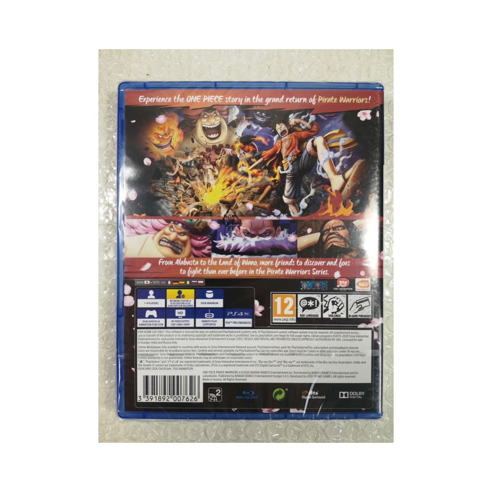 ONE PIECE PIRATE WARRIORS 4 PS4 UK NEW (GAME IN ENGLISH/FR/DE/ES/IT)
