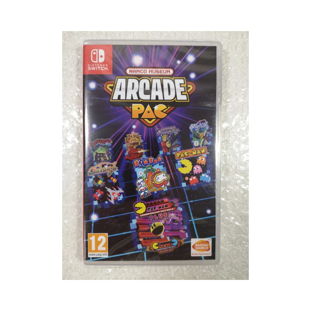 NAMCO MUSEUM ARCADE PAC SWITCH UK NEW (GAME IN ENGLISH/FR/DE/ES/IT)