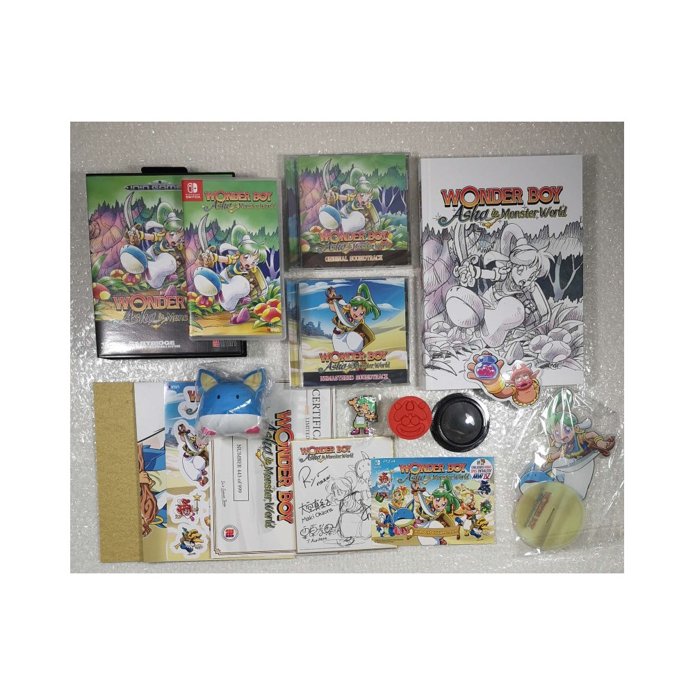 WONDER BOY ASHA IN MONSTER WORLD MEGA COLLECTOR S EDITION (999.EX) SWITCH EURO OCCASION (STRICTLY LIMITED)