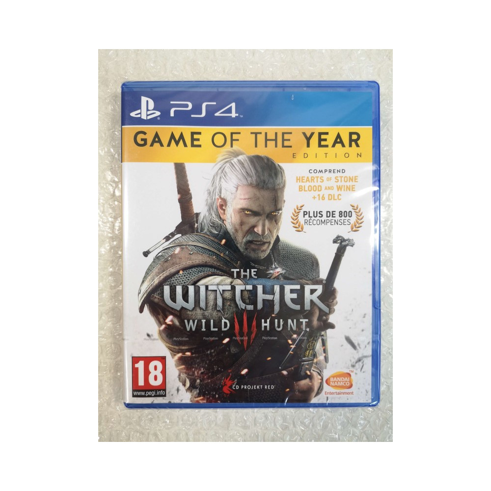 THE WITCHER 3 WILD HUNT GOTY GAME OF THE YEAR PS4 FR NEW