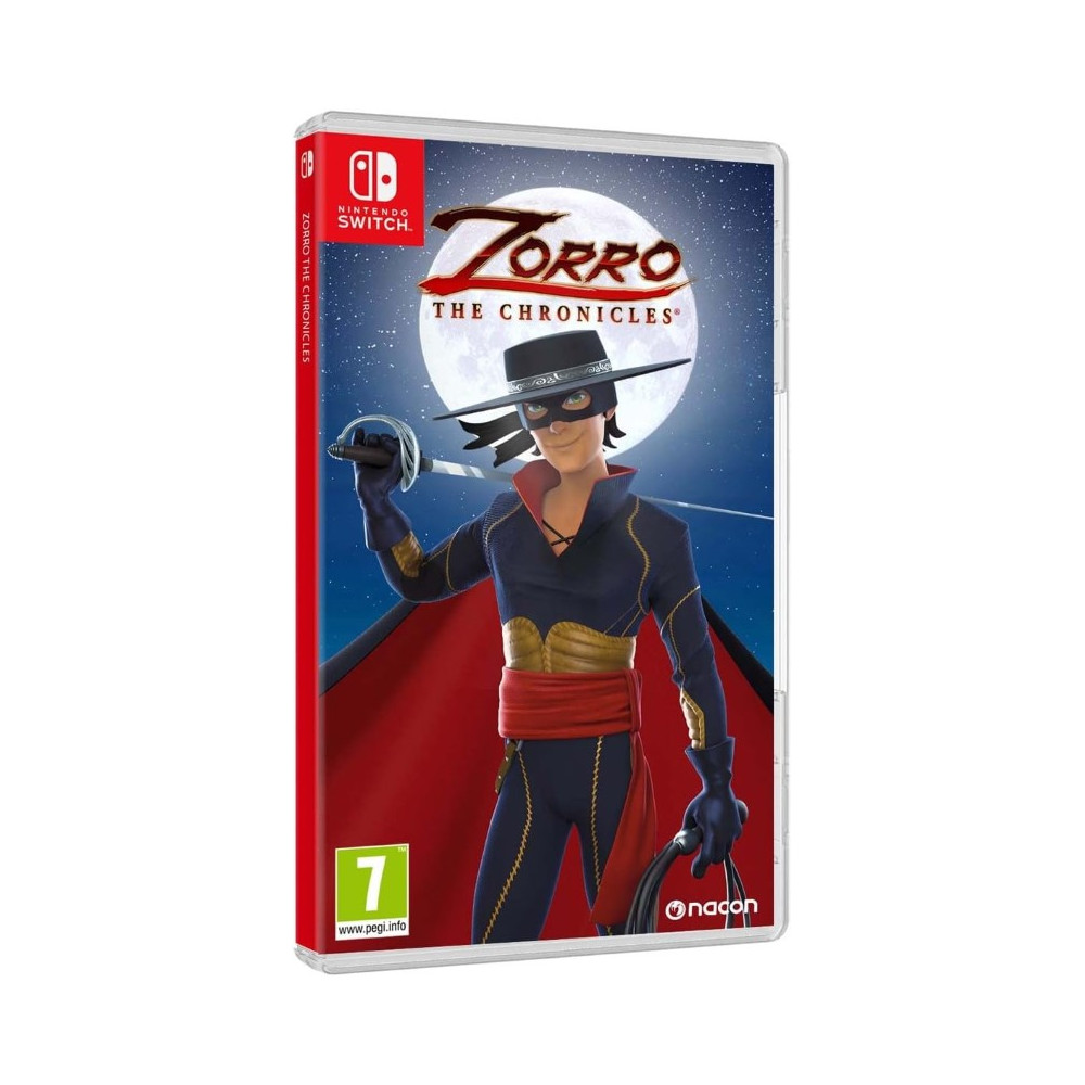 ZORRO THE CHRONICLES SWITCH FR OCCASION (GAME IN ENGLISH/FR/DE/ES/IT/PT)