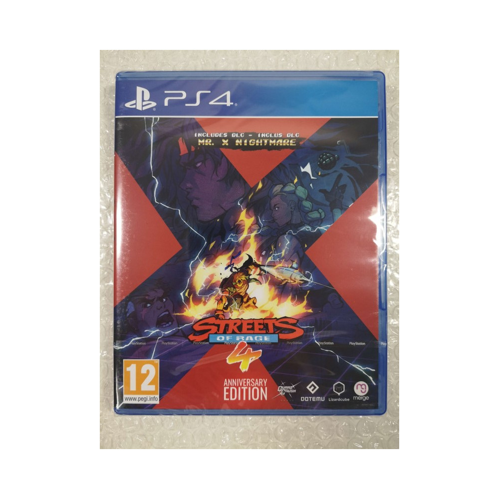 STREETS OF RAGE 4 ANNIVERSARY EDITION PS4 EURO NEW