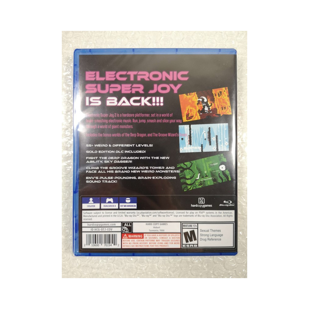 ELECTRONIC SUPER JOY II - VARIANT COVER - PS4 USA NEW (HARDCOPYGAMES)