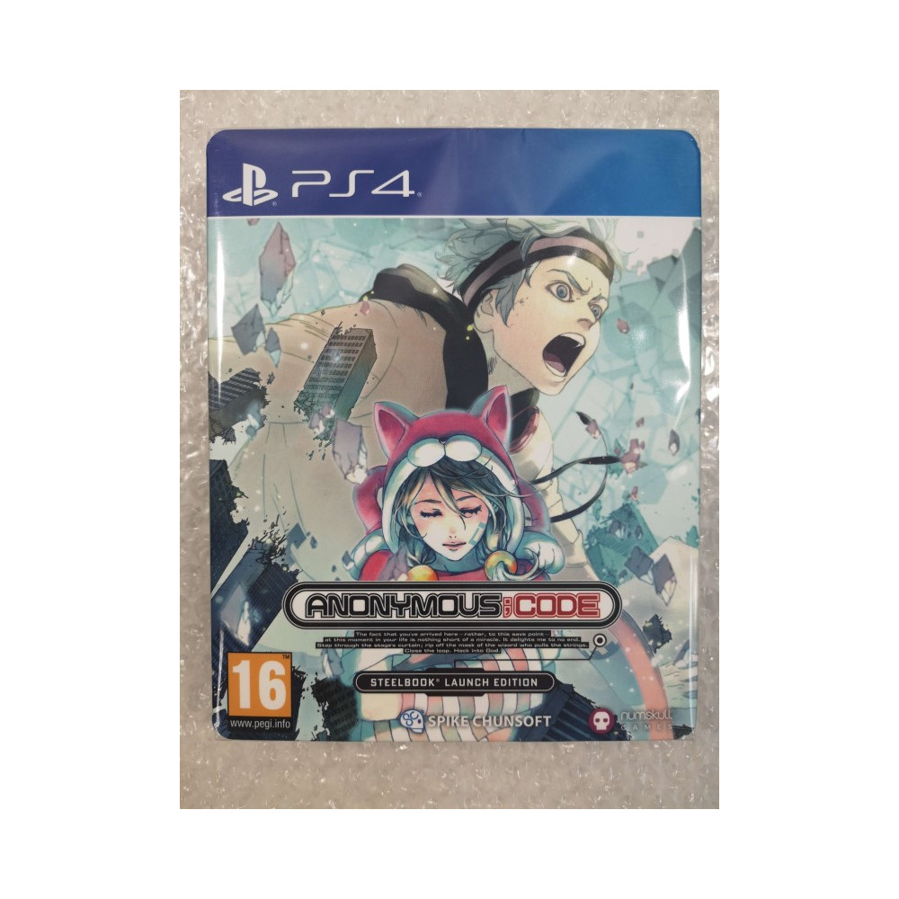 ANONYMOUS CODE - STEELBOOK LAUCH EDITION PS4 UK NEW (GAME IN ENGLISH)