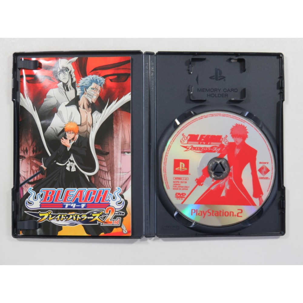 Playstation 2 Bleach Blade Battlers 2nd Japanese VIdeo Game PS2 From Japan  4948872151191
