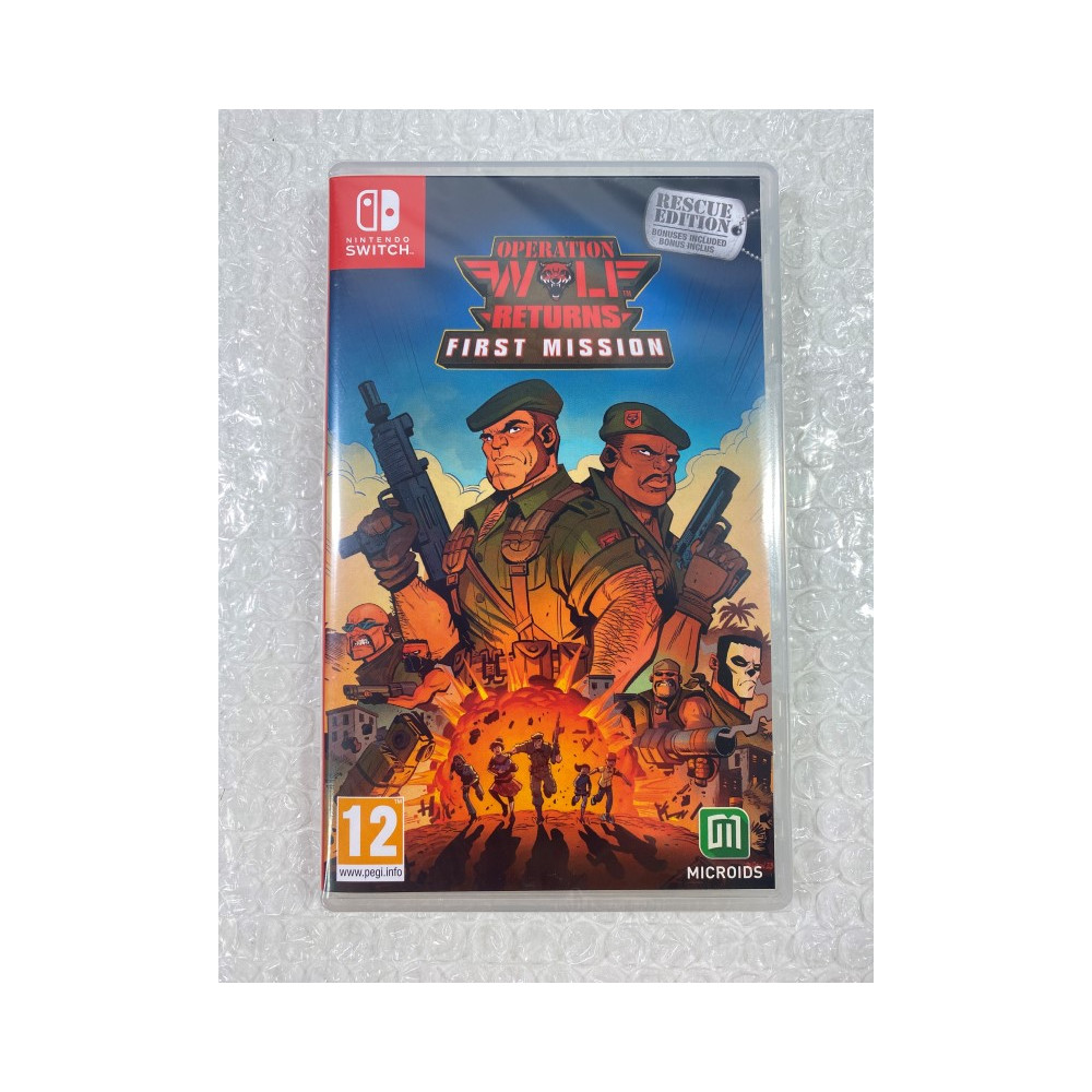 OPERATION WOLF RETURNS: FIRST MISSIONS SWITCH EURO NEW (GAME IN ENGLISH/FR/ES/DE/IT)