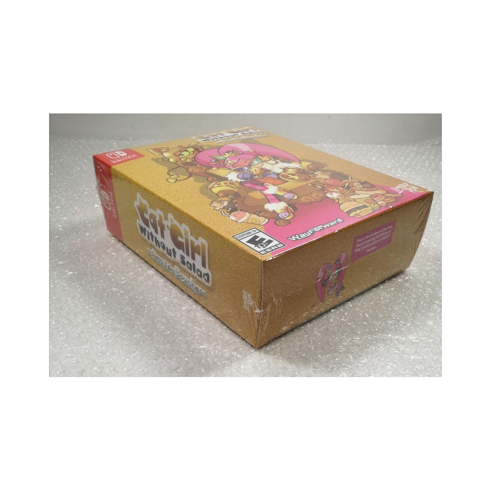CAT GIRL WITHOUT SALAD: AMUSE-BOUCHE - COLLECTOR S EDITION SWITCH USA NEW (GAME IN ENGLISH) (LIMITED RUN 145)