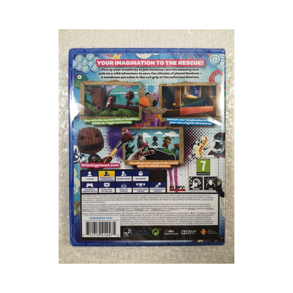 Trader Games LITTLE BIG PLANET 3 PS4 UK NEW PLAYSTATION HITS