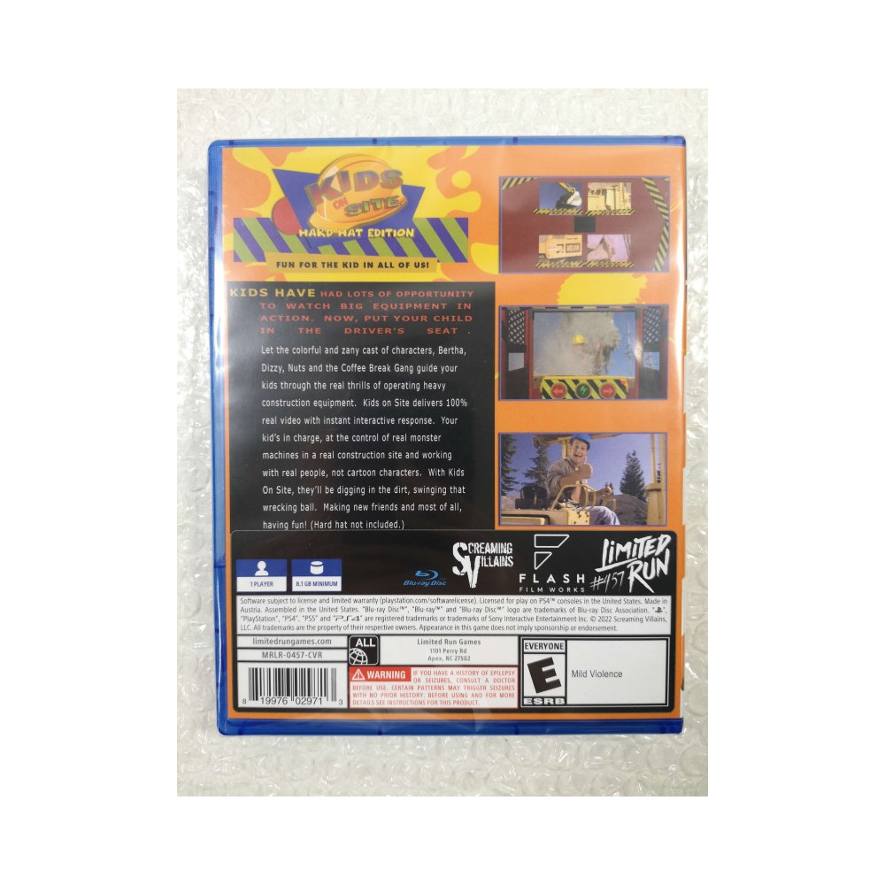 KIDS ON SITE PS4 USA NEW (GAME IN ENGLISH) (LIMITED RUN 457)